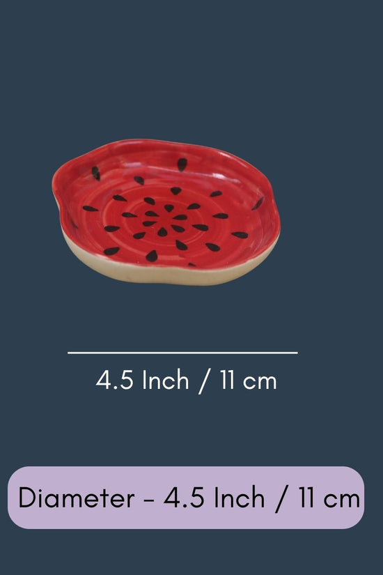 Watermelon Handmade Dessert Plate