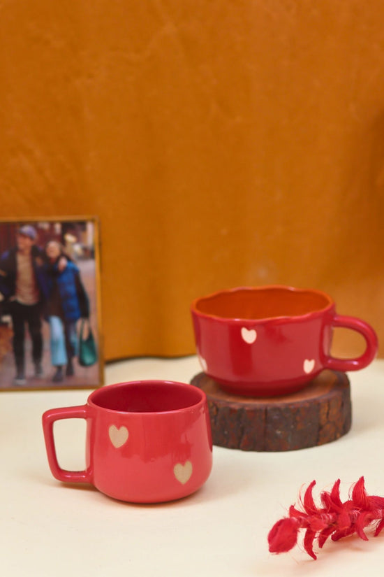 Set of 2 - Cupid & Heart-throb Mug combo with premium quality material