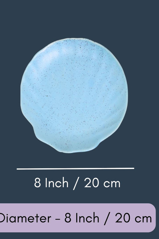 Teal Shell Platter