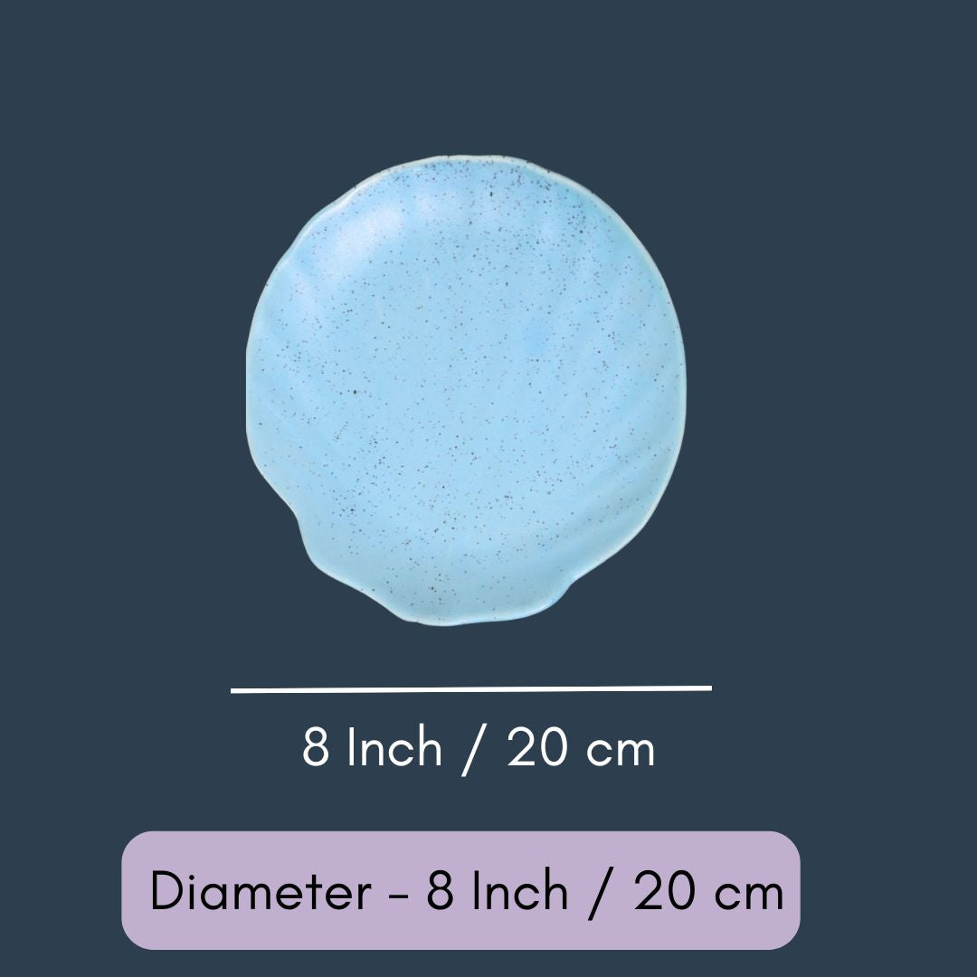 Teal Shell Platter