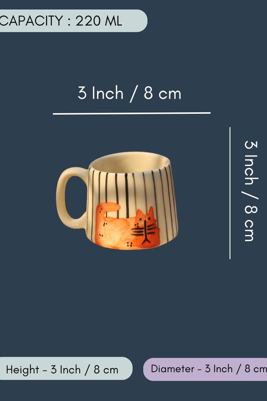 Stripey Kitty Mug