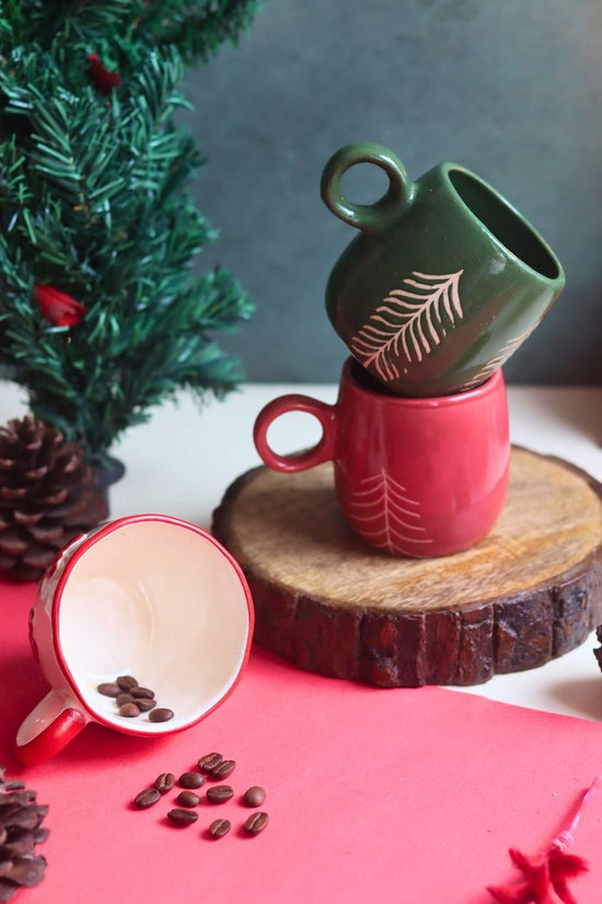 handmade Set of 3 - Jolly Mugs