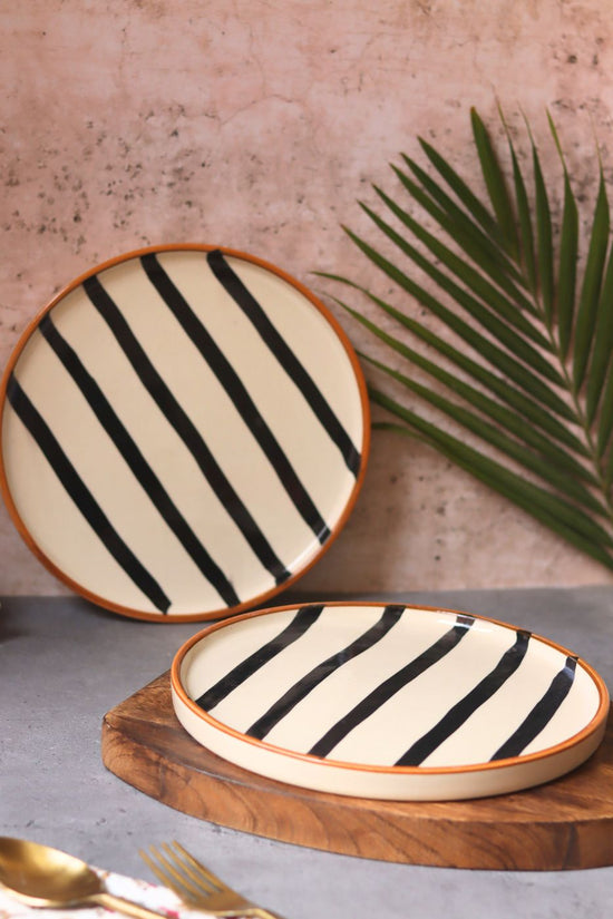 Zebra - Platter made by ceramic
