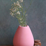 esoteric vase tall pink with matte finish