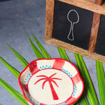 Palm Handmade Dessert Plate handmade in india