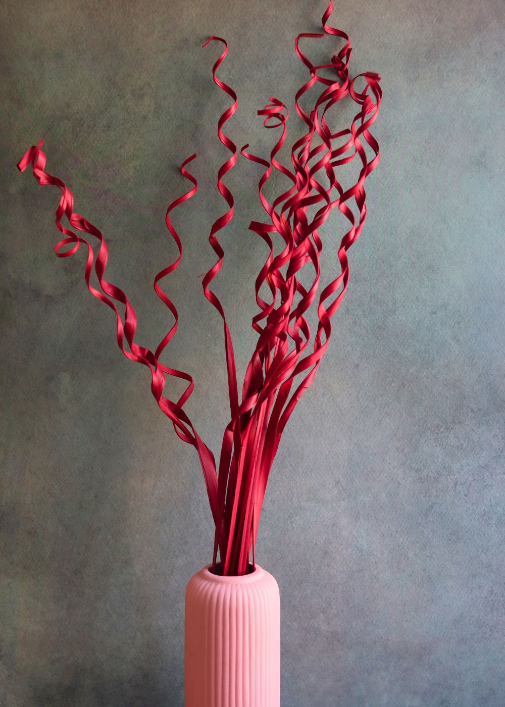 Red spiral bunch handmade in india