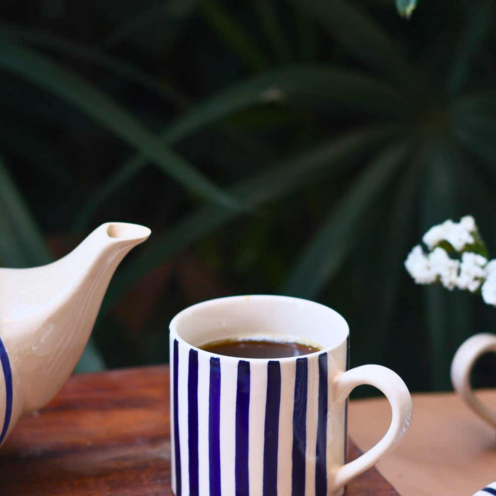 Handmade ceramic tea cup