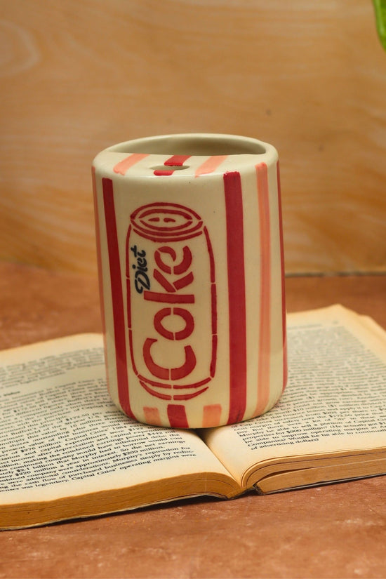 Diet Coke Tumbler made by ceramic