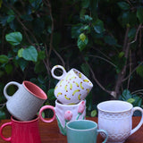 Set of 6 Delight Sip Mugs (for the price of 5) handmade in india