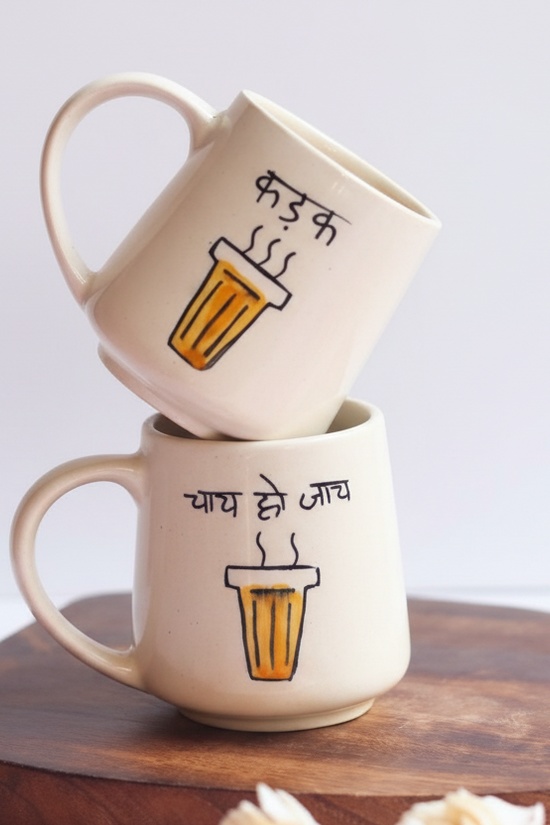 Set of 2 - Kadak & Chai Ho Jaye Mug - The Chai Lover Edit