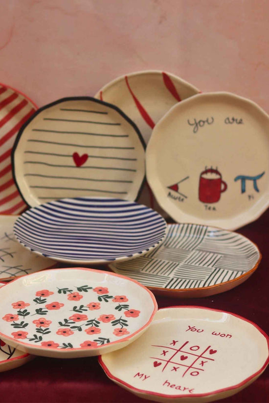 Set of 10 Berry Love Snack plates combo (for the price of 7)