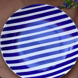 Ceramic Thick Stripes // Plate