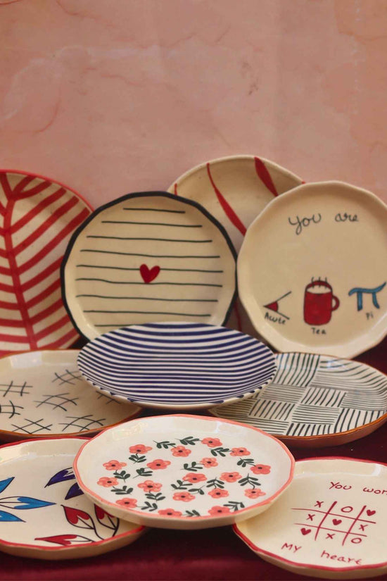 Set of 10 Berry Love Snack plates combo (for the price of 7)