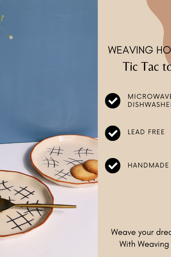 Handmade ceramic plates signification