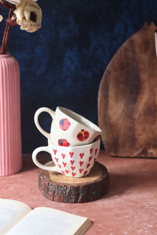 Heart & Anar Mug made by ceramic