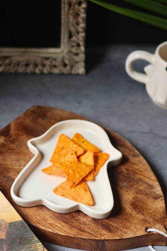 Spooky Handmade Dessert Plate with premium quality material