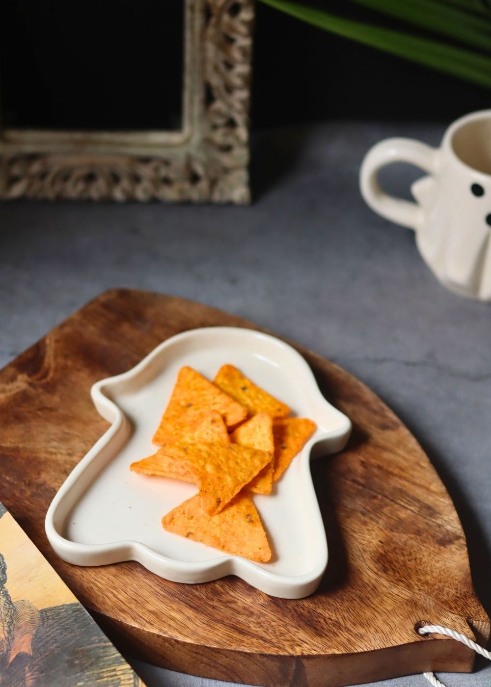 Spooky Handmade Dessert Plate with premium quality material