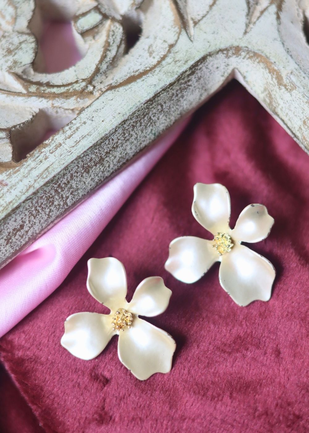 handmade Flora Pearl Drop