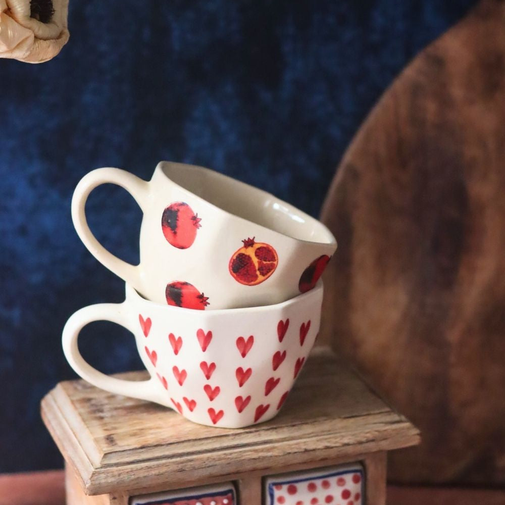 Heart & Anar Mug with premium quality material