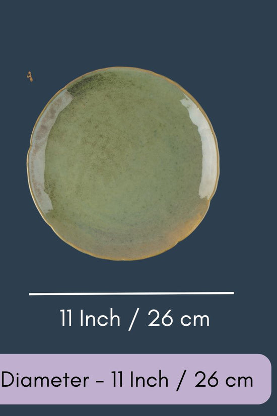 Pistachio Stoneware Dinner Plate