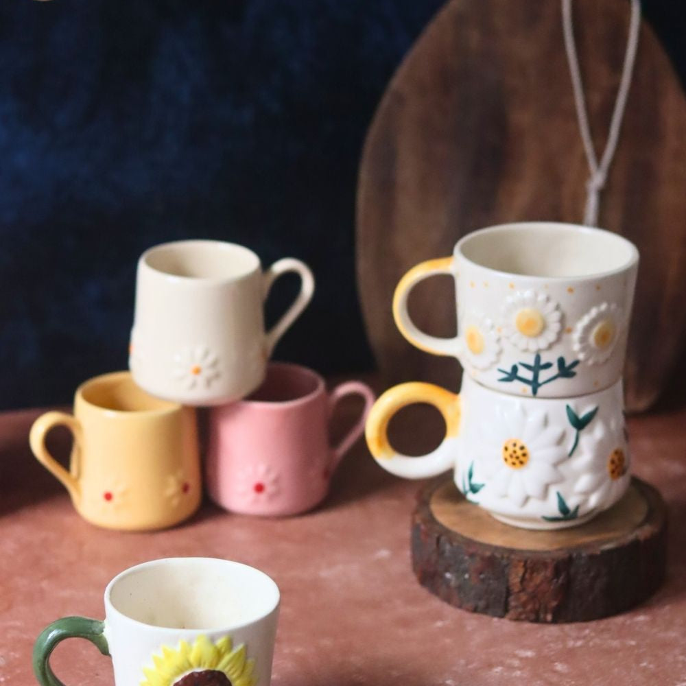 Handmade Set of 6 Sip & Share Mugs (for the price of 5)