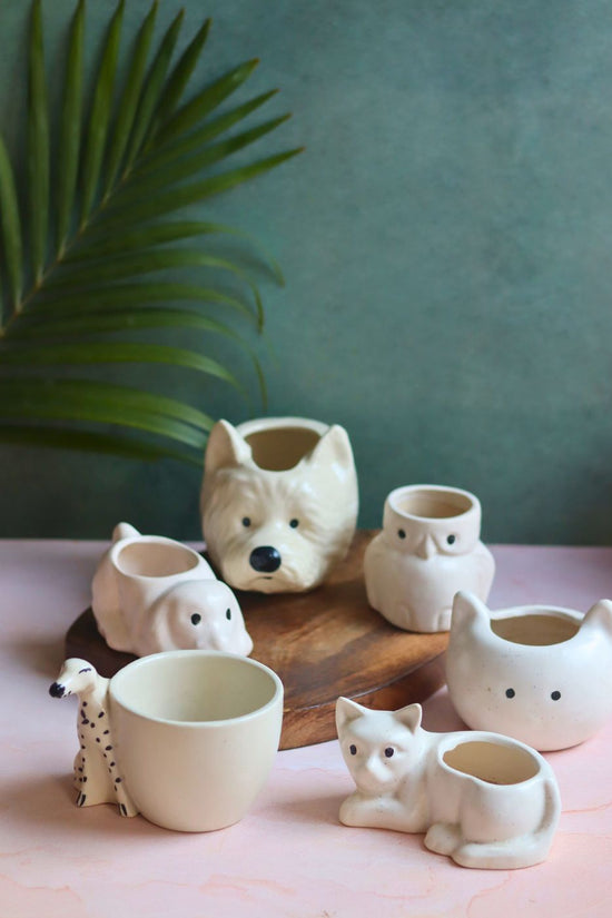 Handmade Set of 6 Pawfect Planters Set (for the price of 5)