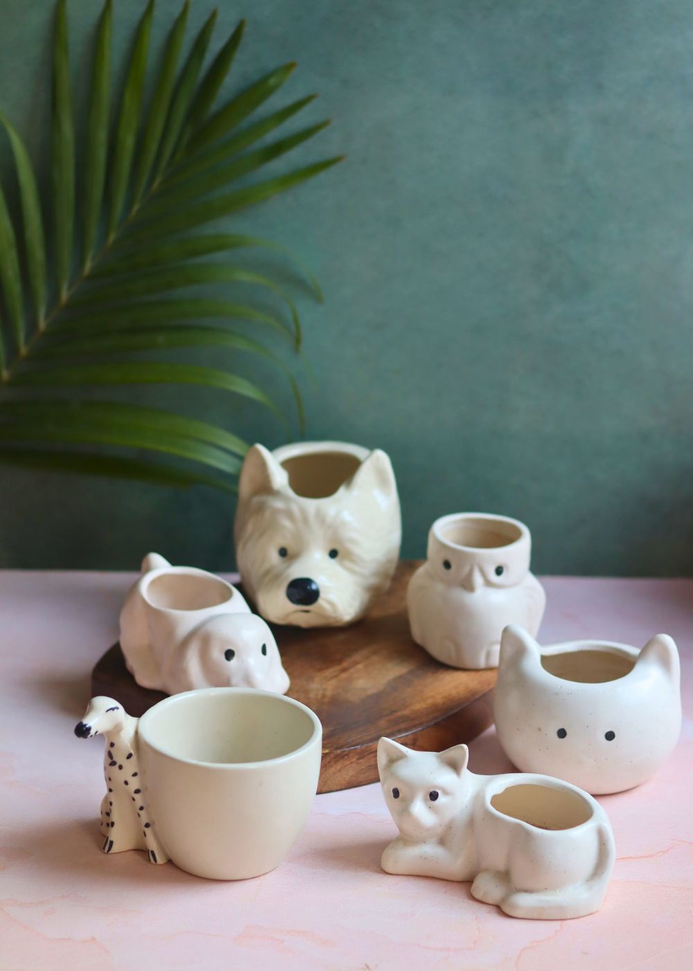 Handmade Set of 6 Pawfect Planters Set (for the price of 5)