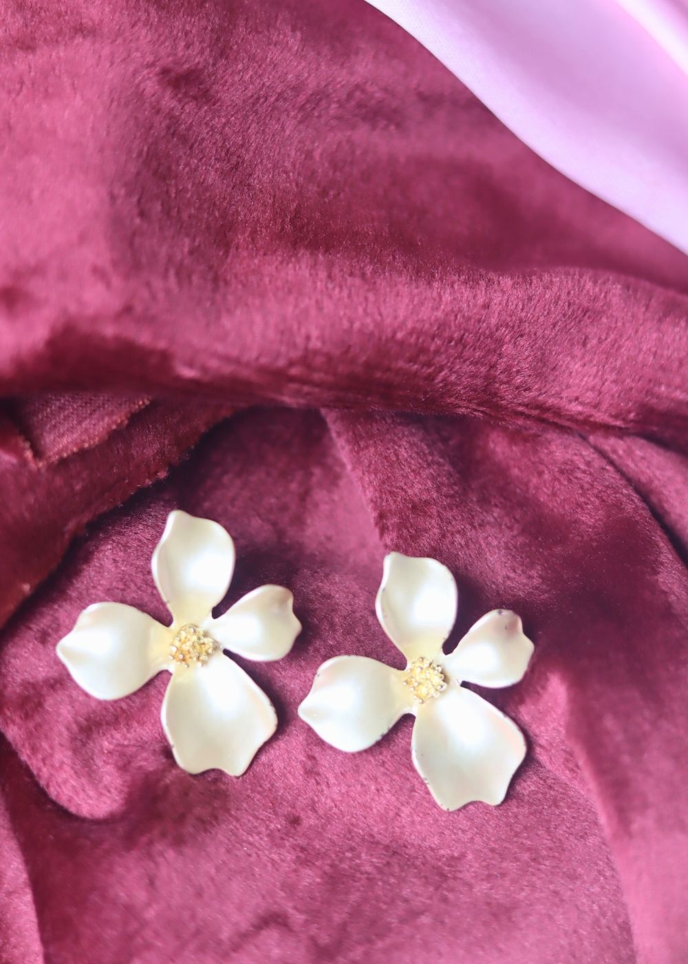 Flora Pearl Drop handmade in India
