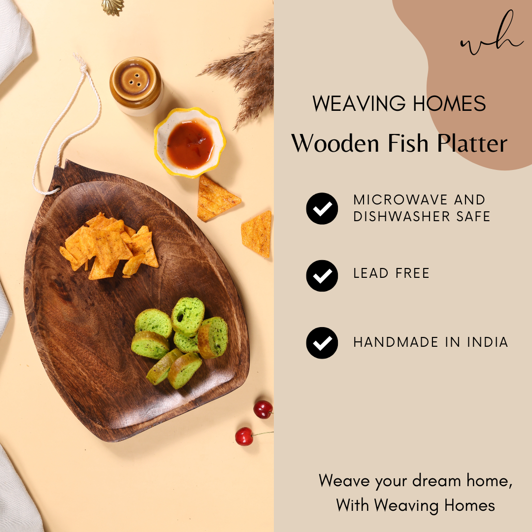 Wooden Fish Platter
