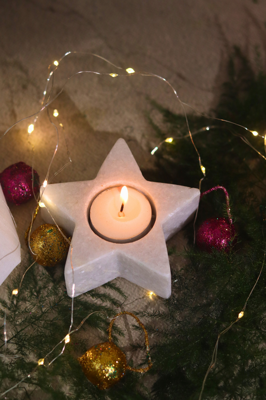 Marble candle holders for decoration and ocassion