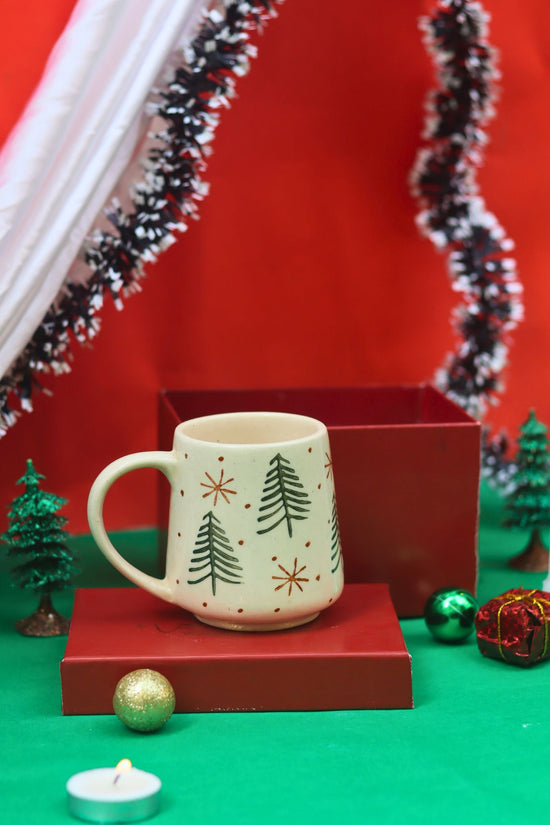 The X-mas Mug in a Gift Box made by ceramic