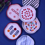 Set of 6 Chic Dessert Plates (for the price of 5) with premium quality material