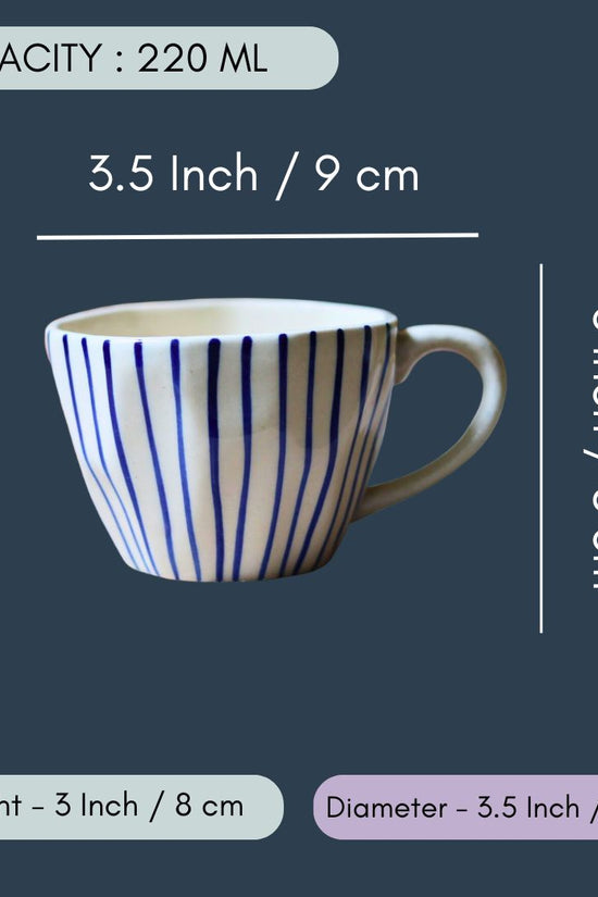 Blue Lined Mug