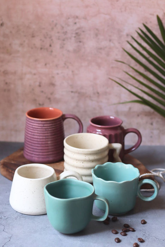 Set of 6 The Daily Brew Mugs (for the price of 5) with premium quality material
