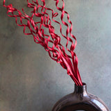 red spiral bunch made by ceramic 