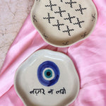 Crosses & Nazar Handmade Dessert Plate with premium quality material