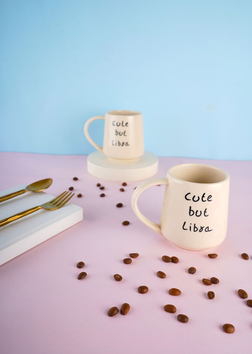 cute but libra mug with cute message