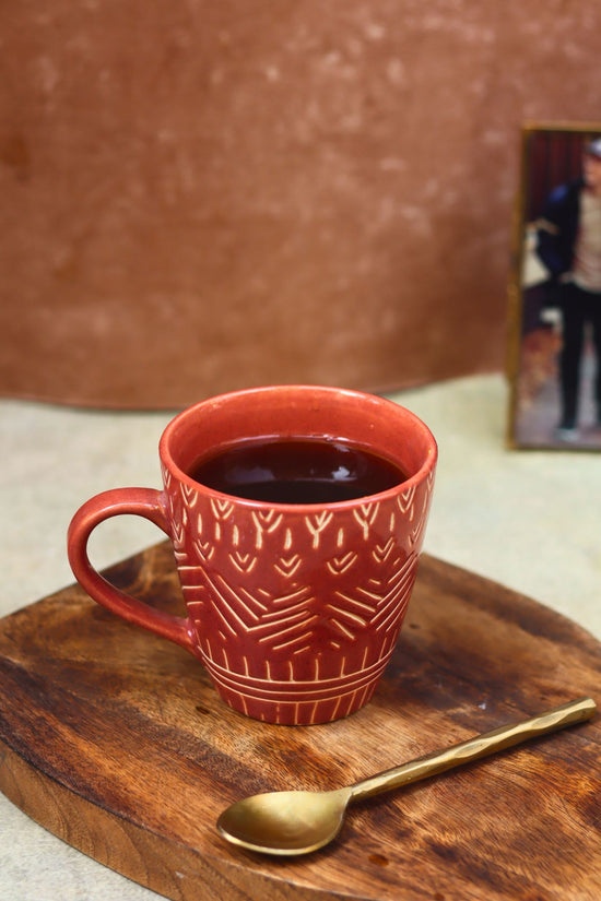 Rust Carved Mug with premium quality material