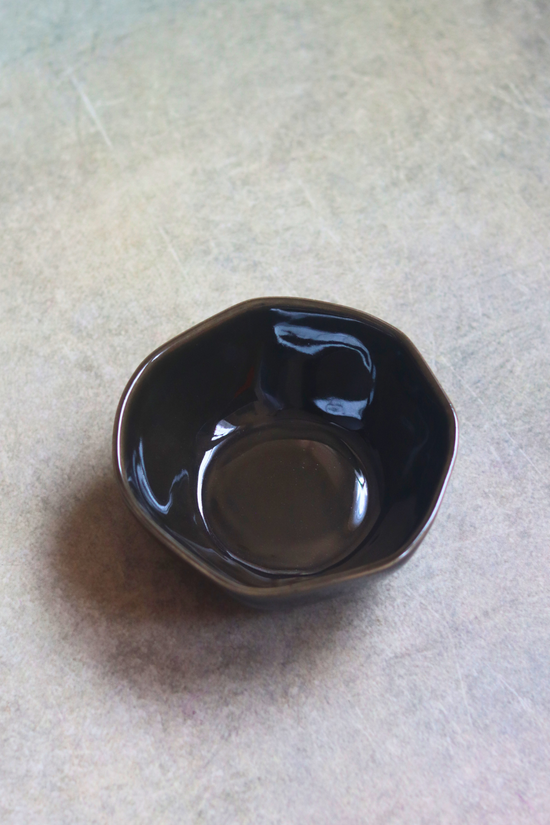 Ceramic black coal mini boal