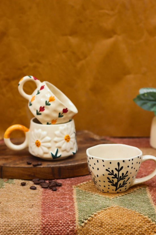 Set of 3 - Blooming Mugs Combo with premium quality material