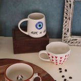 set of 3 ceramic mugs made by ceramic