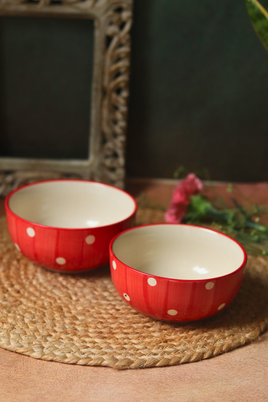 Handmade ceramic dinnerware bowls 