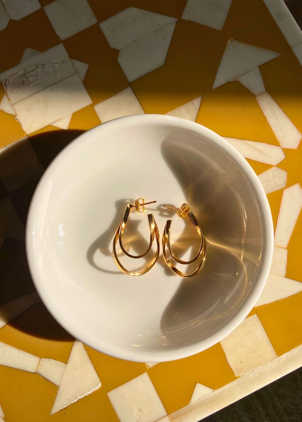Waterproof Curvy Hoop Earrings