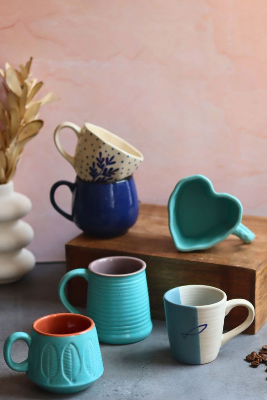 Set of 6 Cloudy Sky Mugs (for the price of 5) with premium quality material