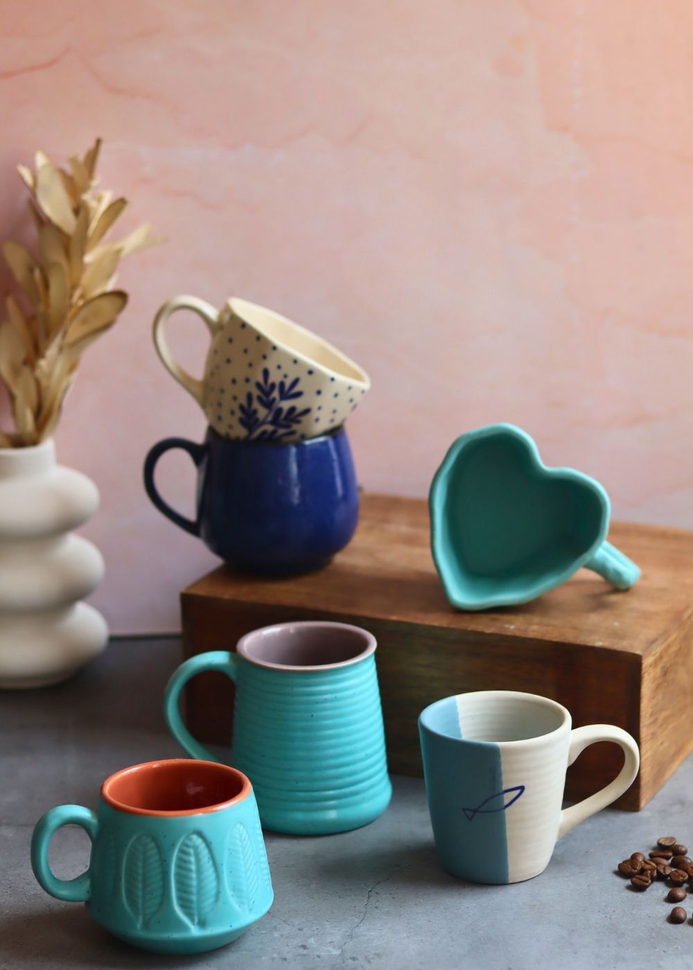 Set of 6 Cloudy Sky Mugs (for the price of 5) with premium quality material