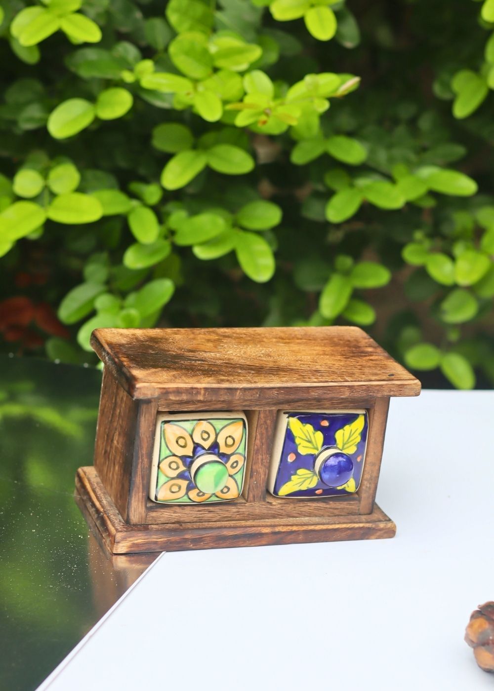 Wooden Decor Drawer – Artisan Bliss handmade in India