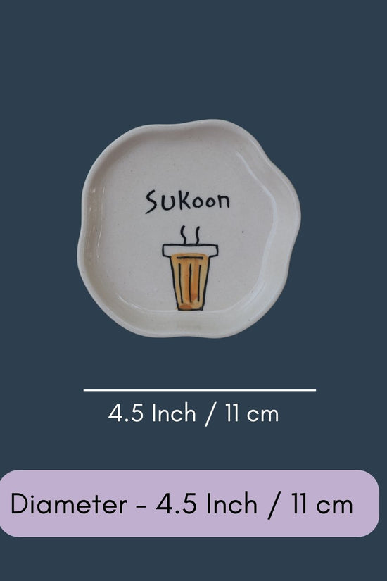 Sukoon - Handmade Dessert Plate