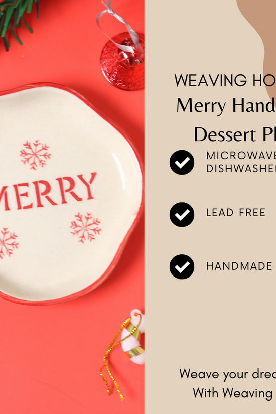 Merry dessert plate significations 