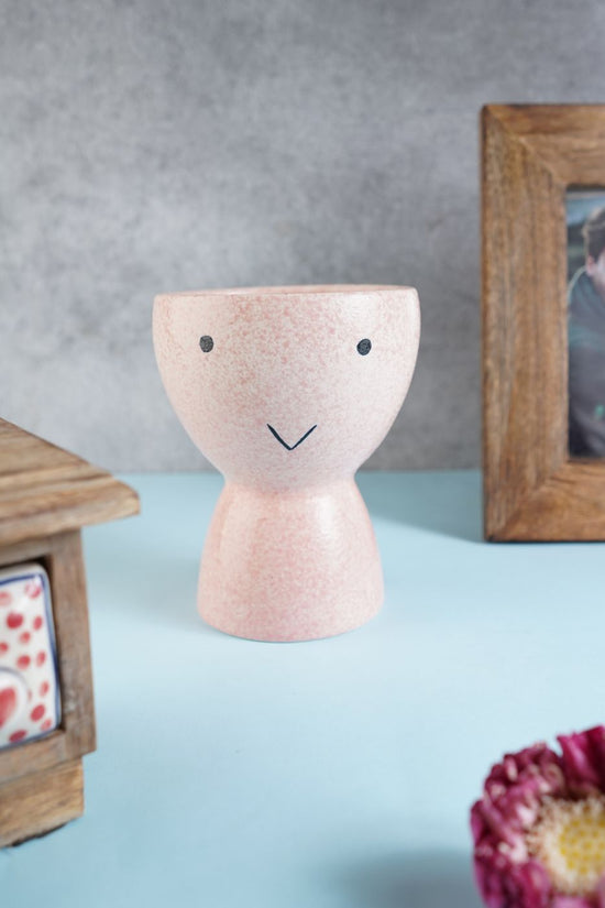 Handmade Smiley face Vase