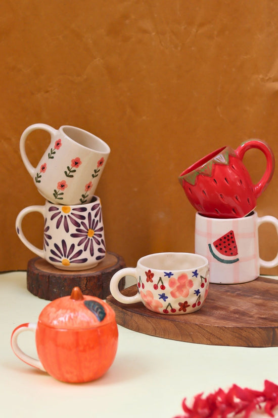 Handmade Set of 6 Chill & Fill Mugs Combo (for the price of 5)